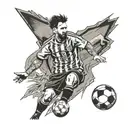 Messi world cup tattoo design idea