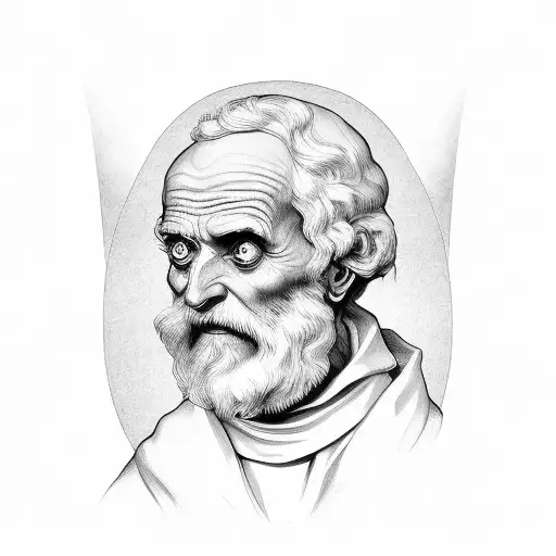 st. peter tattoo design idea