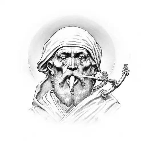 st. Christopher tattoo design idea