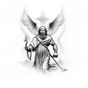 st. Christopher tattoo design idea