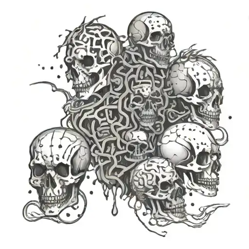 short stories psychological horror anime hobbies blood aggression madness cruelty split personality only without skulls tattoo design idea