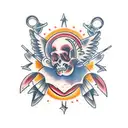  hunting tattoo design idea