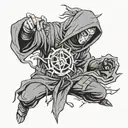 reaper death seal naruto tattoo design idea
