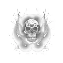 Graveyard tattoo design idea