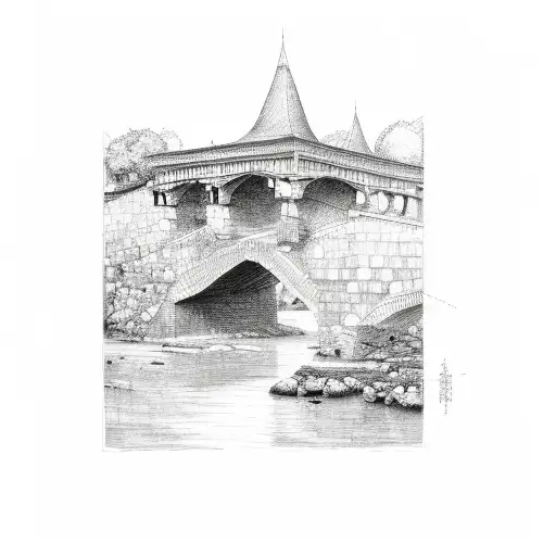 Stone Bridge tattoo design idea