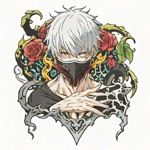 Ken Kaneki tattoo design idea