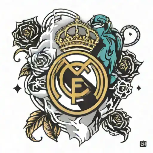 real madrid champions league tattoo design idea