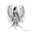 the morrigan tattoo design idea
