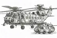 search and rescue HELICOPTER tattoo design idea