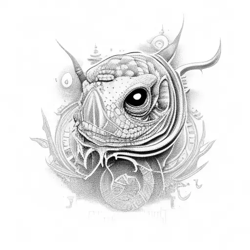 rana esqueleto  tattoo design idea