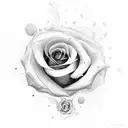 name lela with a rose make it unique and special its my wife name tattoo design idea