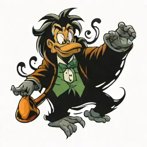 goofy perfect cast  tattoo design idea