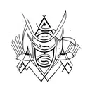 Arrow with the words "Always Kind, Never Complacent" tattoo design idea