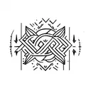 Arrow with the words "Always Kind, Never Complacent" tattoo design idea