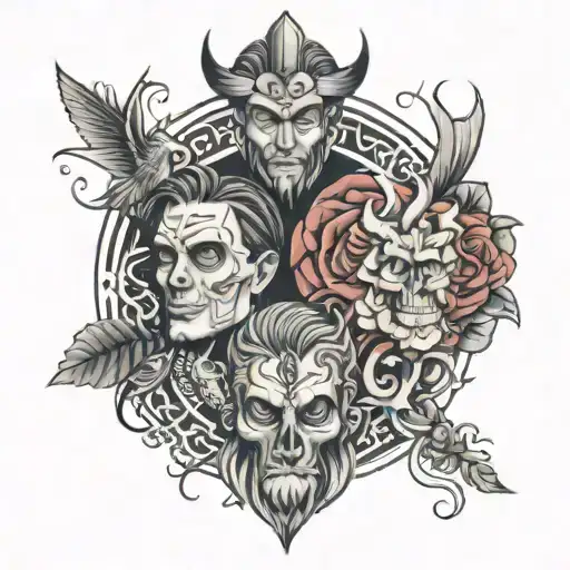 Giovanni and Guillermo word tattoo design idea