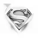 superman logo tattoo design idea