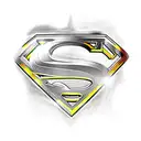 superman logo tattoo design idea