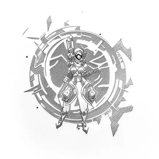 overwatch tattoo design idea