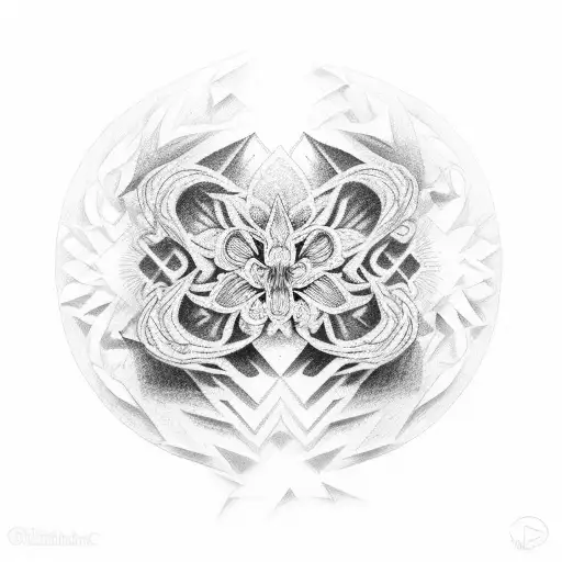 neil diamond and petunia tattoo design idea