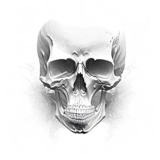 death pose tattoo design idea