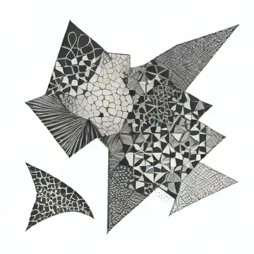 partial blackout geometric back tattoo cover up tattoo tattoo design idea