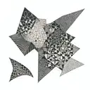 partial blackout geometric back tattoo cover up tattoo tattoo design idea