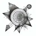 partial blackout geometric back tattoo cover up tattoo tattoo design idea