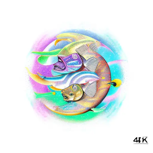 cancer pisces Gemini  tattoo design idea