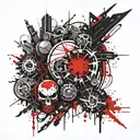 testosterone tattoo design idea