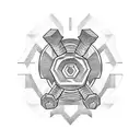 powerlifter dead lift tattoo design idea