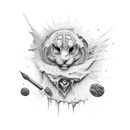 the breaking, perseverance and rebuild tattoo design idea