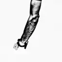 a calendar on a man's forearm tattoo design idea