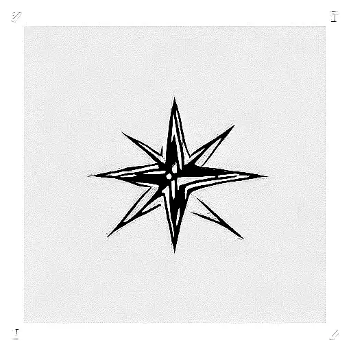 Star tattoo design idea