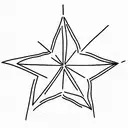 Star tattoo design idea
