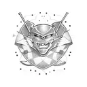 90s cartoons tattoo design idea