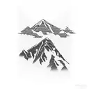 Mount Everest tattoo design idea