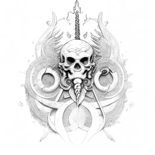 caduceus tattoo design idea