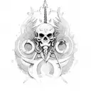 caduceus tattoo design idea