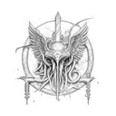 caduceus tattoo design idea