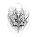 caduceus tattoo design idea