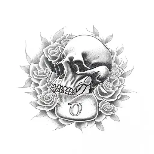 Memento Mori tattoo design idea