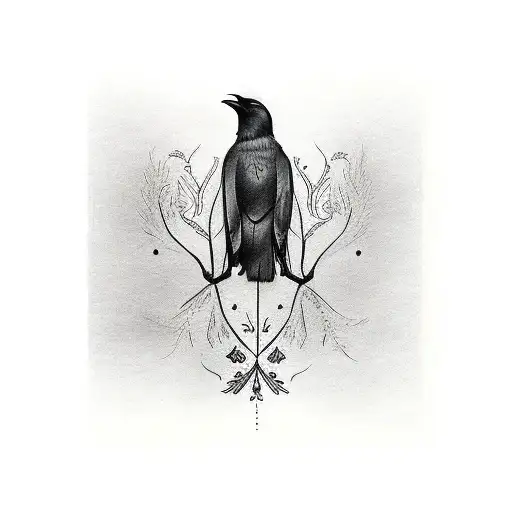 koreanmagpie #crow #tattoo | TikTok
