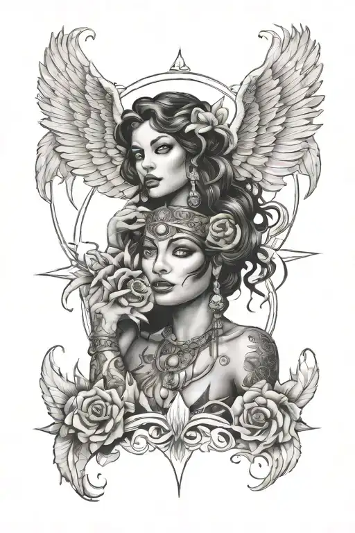 Lilith  tattoo design idea