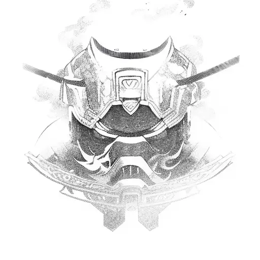 ghost of Tsushima ronin tattoo design idea