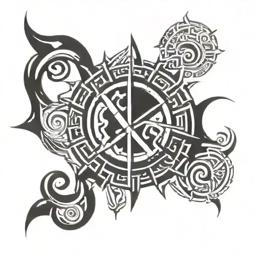 surrendering to mind body soul tattoo design idea