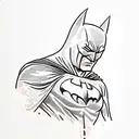 batman tattoo design idea