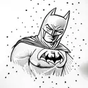batman tattoo design idea