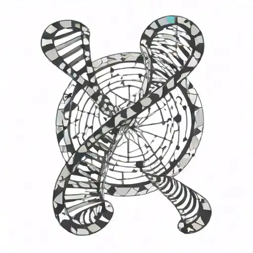 drug addiction recovery Incorporate a DNA helix tattoo design idea