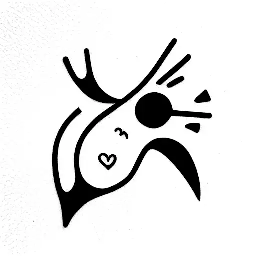 hongos del bosque tattoo design idea