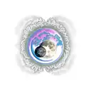 Sol e lua se encontrando tattoo design idea